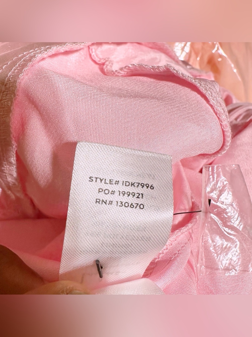 Lulus Dreamy Admiration Light Pink Ruffled Maxi Dress Size L NEW - Picture 11 of 11